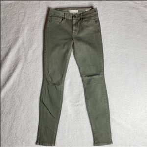 Bullhead Jeans Green Skinny High Rise waisted 
Size 7